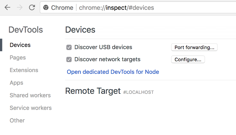 Chrome's built-in javascript debugging tool