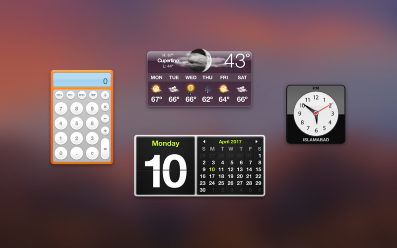 Dashboard, removed since macOS 10.15