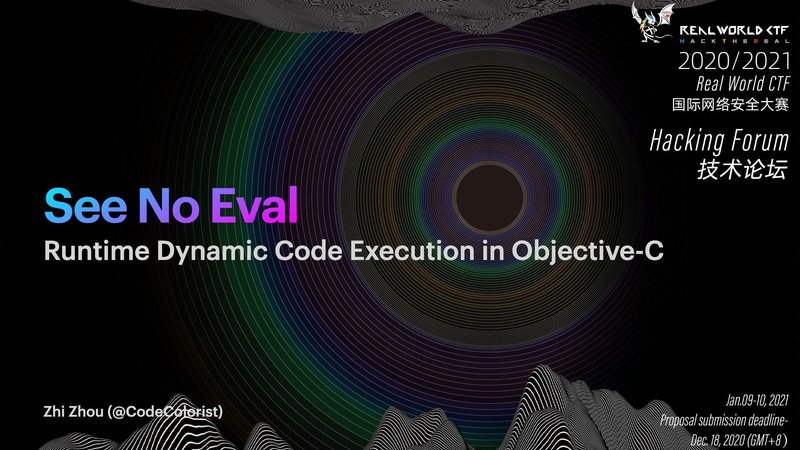See No Eval: Runtime Dynamic Code Execution in Objective-C